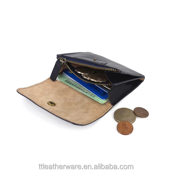 soft leather coin pouch