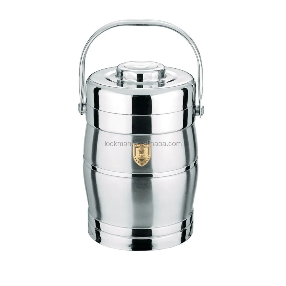 Two tiers Thermos 1.0-2.8L stainless 