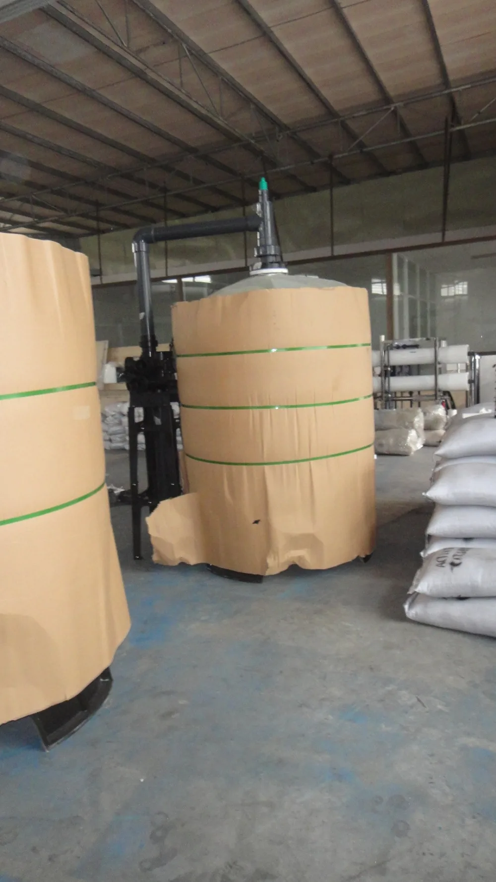 Industrial frp material tank sand filter for reverse osmosis