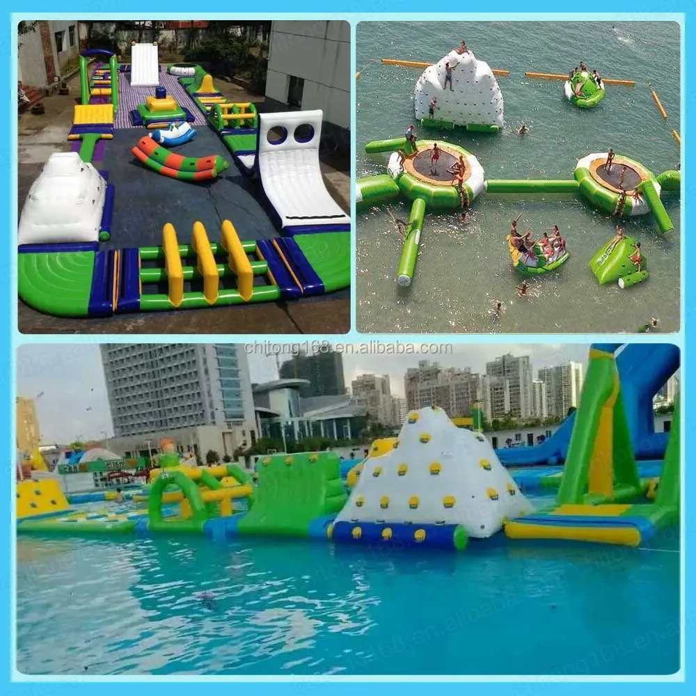 inflatable water obstacle course