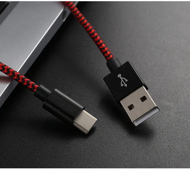 USB Type C Cable 3/6/6/10FT USB C date Cable Nylon Braided Type c charger cord Fast Charging - ANKUX.COM
