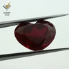Hot sale ruby corundum heart sapphire stones