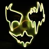 OP-S Custom color pattern masquerade LED scare Cosplay cheering atmosphere props glow mask