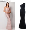 High quality fashionable sexy bodycon hollow out bandage long lady evening dress