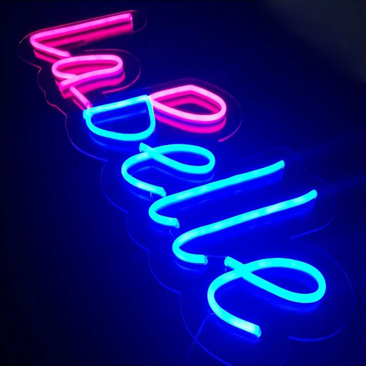 China electronic words in led lights outdoor waterproof custom acrylic led led neon flex sign