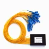 Optical communication equipment FC SC ST LC LC coupler 1 x 8 2 16 32 ABS box corning fiber optic PLC splitter with connectors