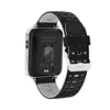 Full touch big screen IP68 waterproof good price d smart watch heart rate steps sport metal/silicon straps