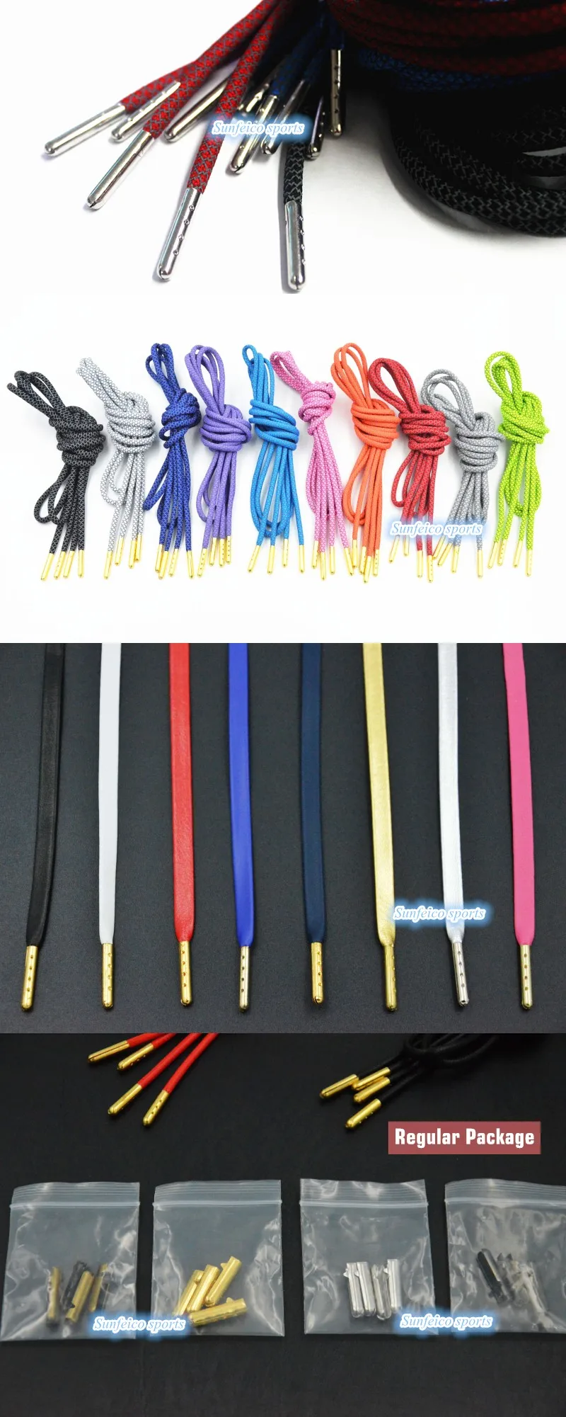 Black Shiny Shoe Lace Ends Aglets For Repairing Broken Or New Shoe