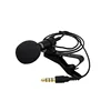 Professional Mini Smart Mobile Phone Clip Microphone Condenser Lavalier Microphone 3.5mm Wired Clip on Lapel Android Phone Mic