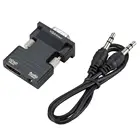 HDMI メス VGA オス変換 + オーディオアダプタ 1080 1080P と Hdmi To Vga コンバータオーディオ出力ケーブル