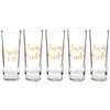 colored tall shot glass 2oz cheap tequila shot glasses
