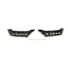 G63 front bumper lower lip fit for G class w463 G63 G65 G500 carbon fiber front skirt with 10 leds B style