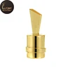 OEM luxury gold/silver zinc alloy die casting zamac cap metal Perfume cap bottle cap with pp from China