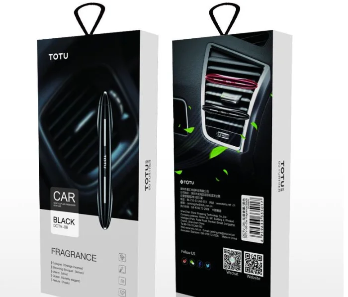 Totu Most Popular Auto Aroma Air Freshener Car Perfume Flavoring Scents
