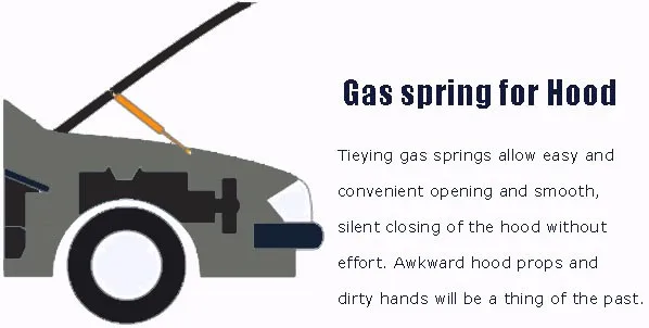 hood gas spring and gas lift for 2002-2005 745Li OEM 51238240596