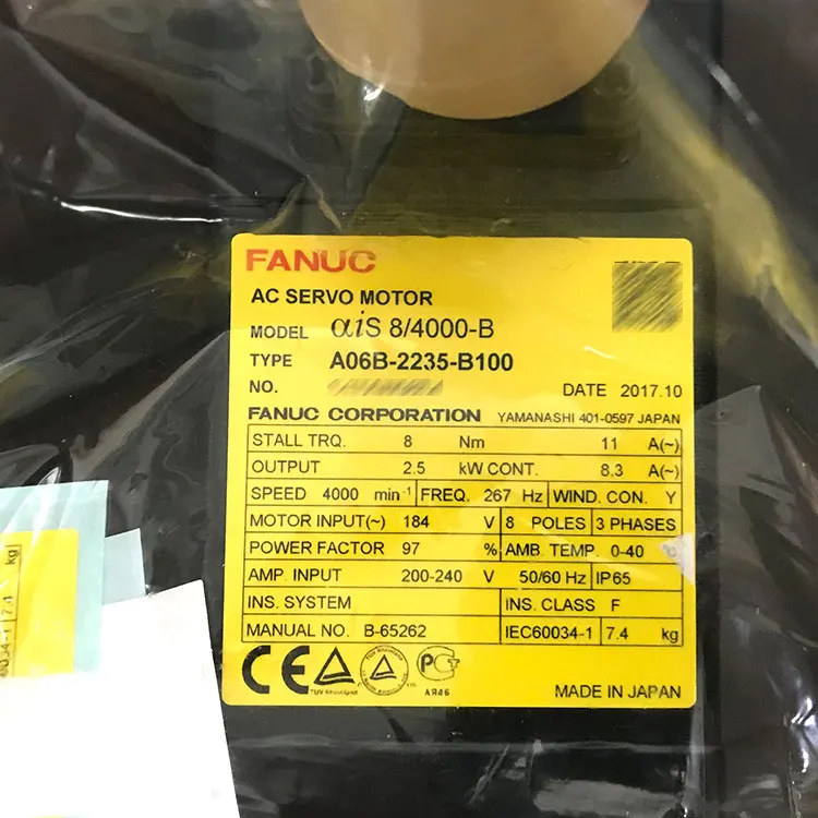 A06B-2235-B100 New original Fanuc AC servo motor