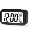 New design Led indoor Table Desk Smart Alarm clock / Noctilucent mute alarm clock for Work study / temperature alarm clock