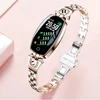 H8 0.96 inch/IPS App health band smart bracelet,The elegant stainless steel BT smart bracelet