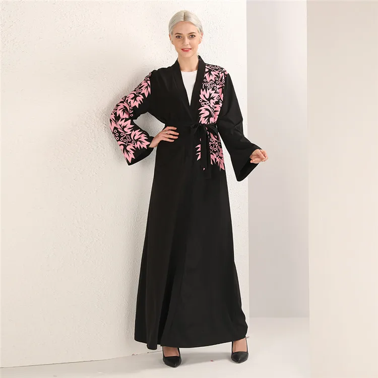 2019 Jepang Kimono Wanita Abaya Bunga 