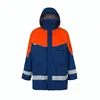Multi Functional Waterproof High Reflective Winter Outdoor Hooded Work Winter Jacket For Northern European Market