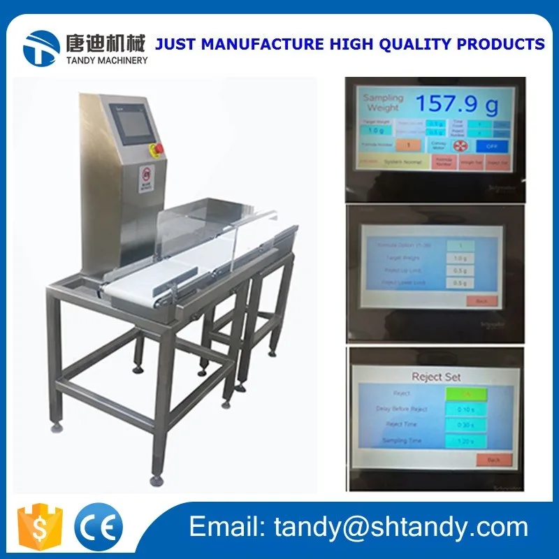 High Performance Milk Packing Line Checking Weigher/coffee Online
