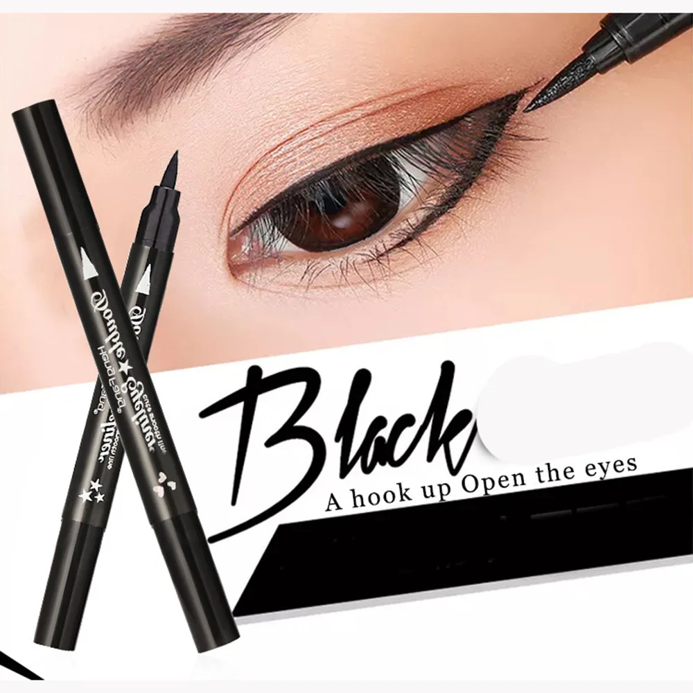 Hot Sale Eyeliner Stamp Thin Star Moon Design Double Headed Makeup