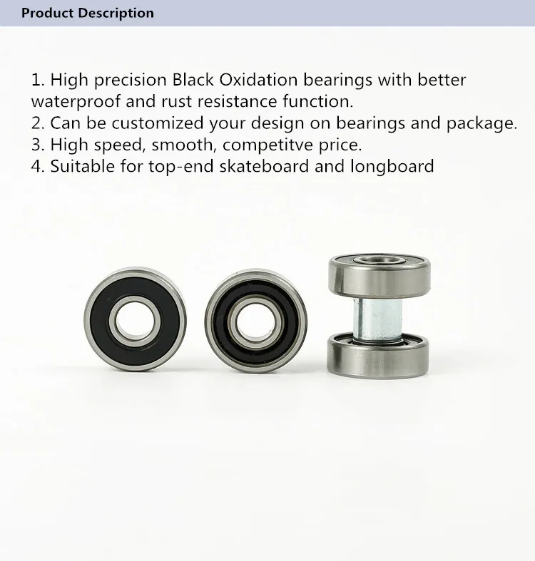 Waterproof 608rs Rubber Seals Skating Ceramic Bearing For Stunt Scooter And Skateboard Buy