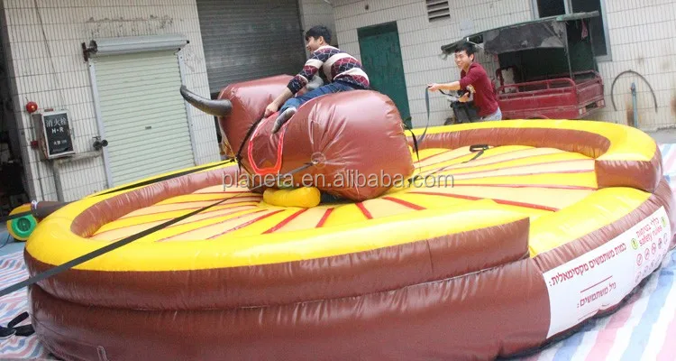 ride on bull pool float