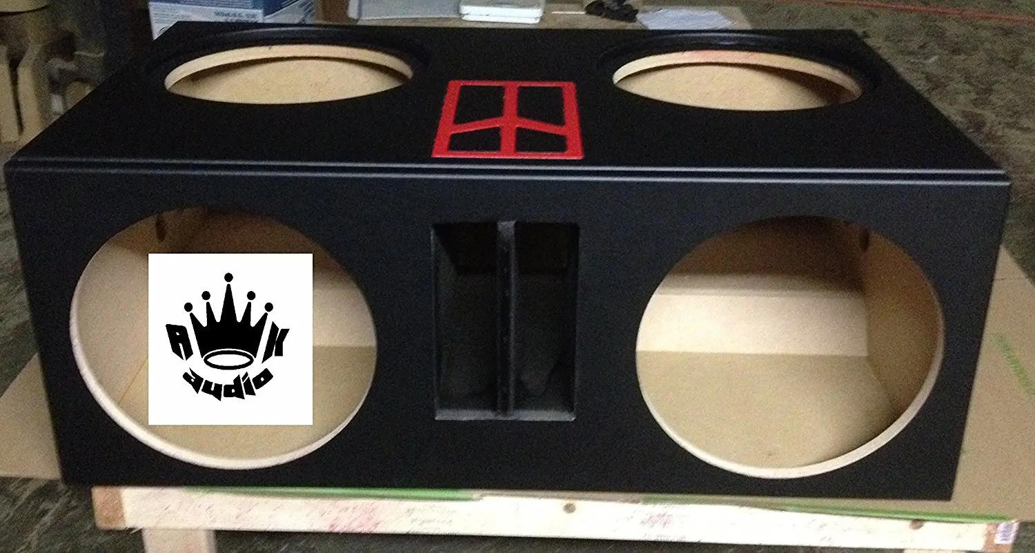 4 hole subwoofer box ported