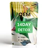Samples Available With Private Logo Flat Tummy Fat Burner Flavoring Instant Cranberry Slimming Tea