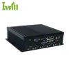 Three display computer Intel Celeron 1037U dual lan fanless industrial mini pc Support 2VGA 1HD 10COM 6USB