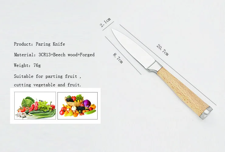 juego de cuchillos DAKOO Kitchen Knives KS46306A, imagen 9