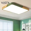 Square Plastic Design Kids Room Modern Ceiling Lamp LED Chandelier Light