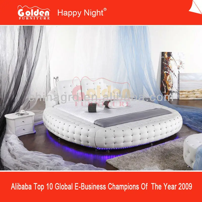 Diamond Luxury King Size Round Bed On Diamond Luxury King Size Round Bed On Leather Product Alibaba