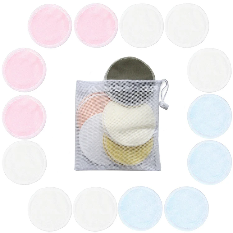 Factory Wholesale Reusable Facial Rounds Cosmetic Washable Face Wipes ...