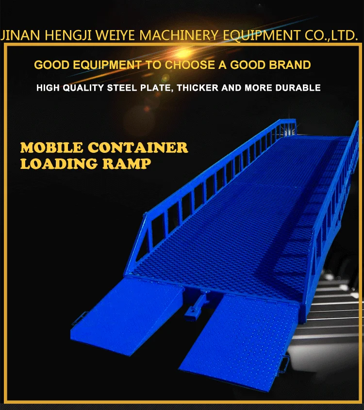 CE approved 10T loading capacity mobile co<em></em>ntainer load dock ramps