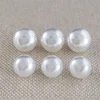Simple Mushroom Copper Shank Button Pearl For Lady Shirt