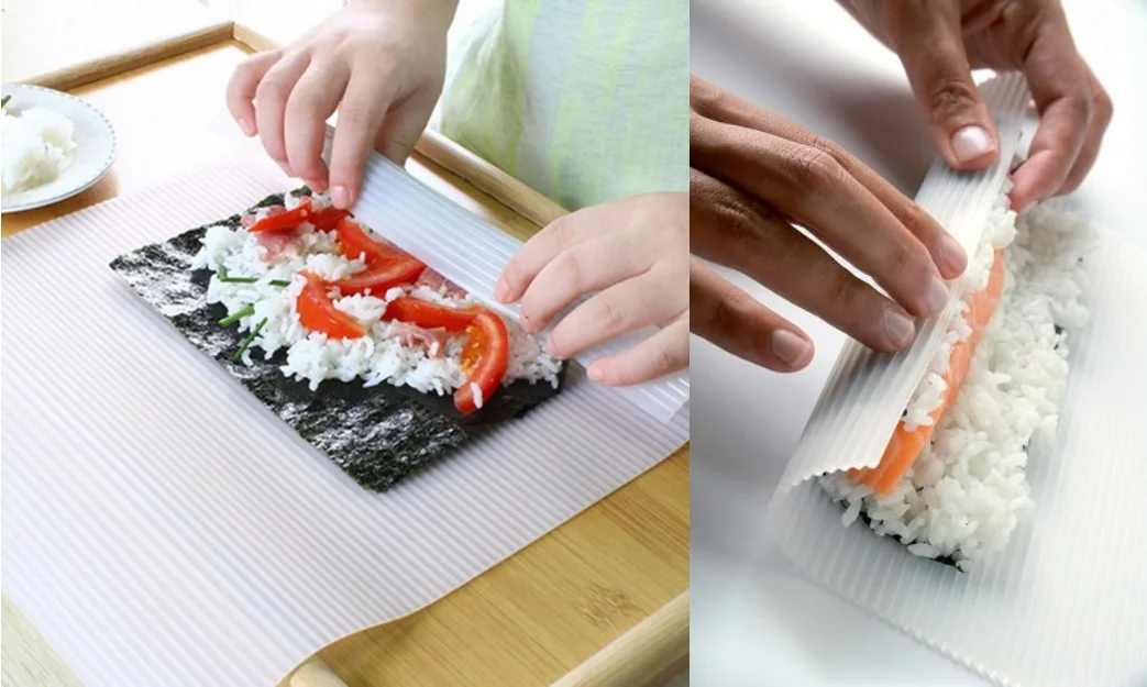 Diy Sushi Tools Silicone Steaming Sushi Mat Silicone Cake Rolling