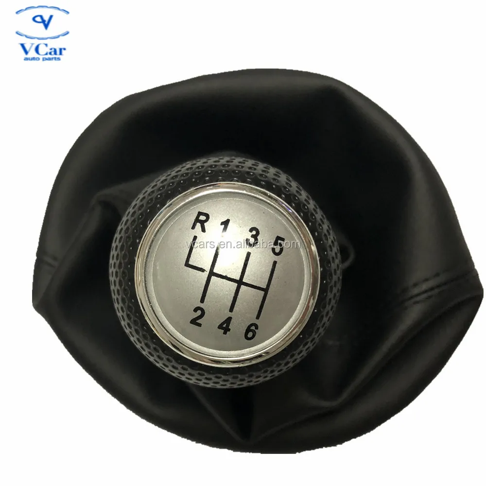 1j0711113c For Vw Volkswagen Golf3 Mk2 Gear Shifter Knob 5 Gear Sliver
