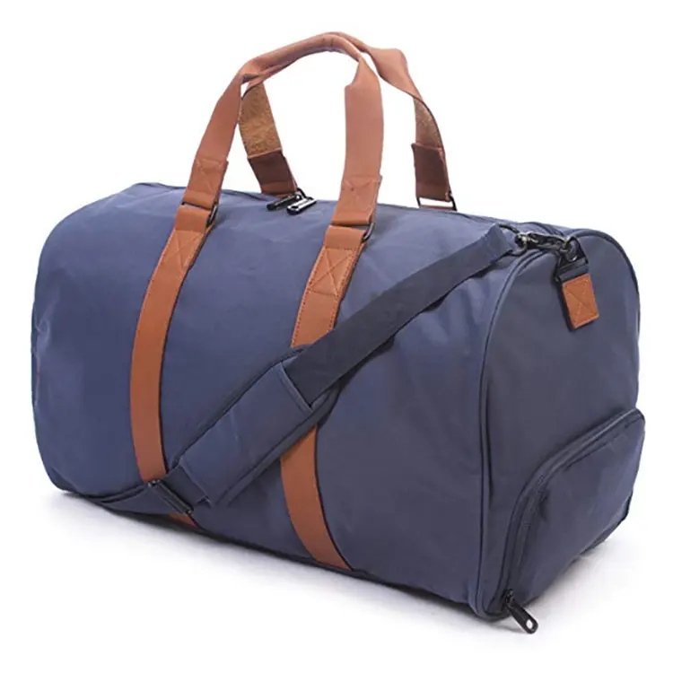 economic oem description blue color hand suit traveling bag