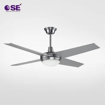New 52" Outdoor Big Decorative Led Light Ceiling Fan With Remote