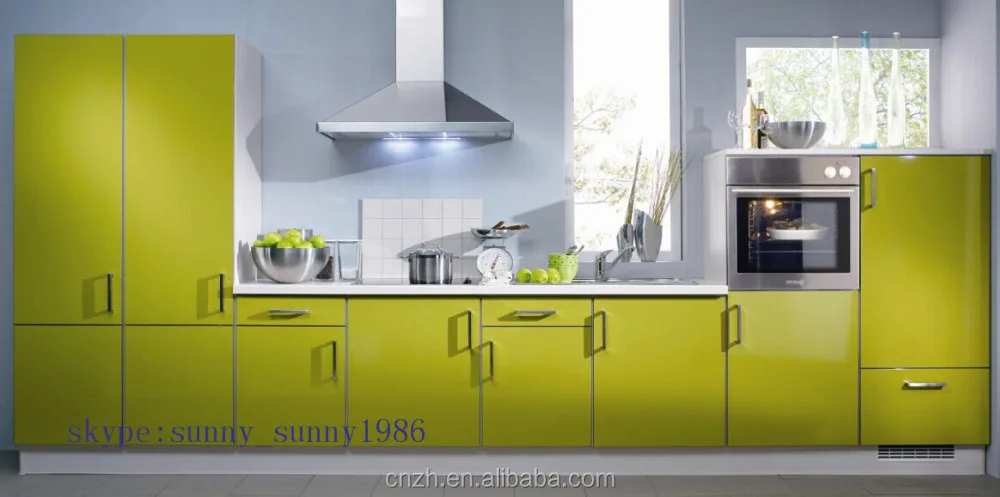 Naranja utilizado combinaciones mueble cocina de madera mdf para ...