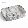 S1339C Serene marble finish wash basin carrara Bathroom sink