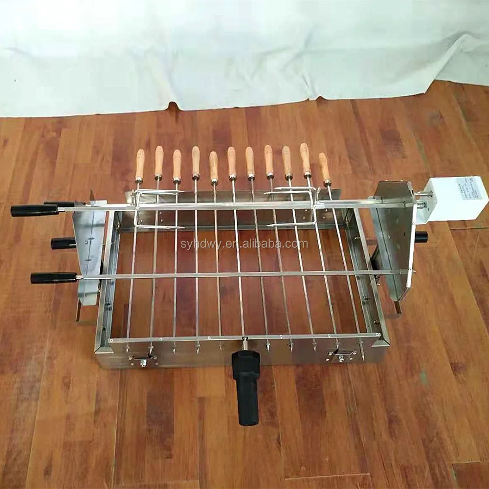 Stainless Steel Bbq Automatic Kebab Cypriot Grill Top Rotisserie Buy