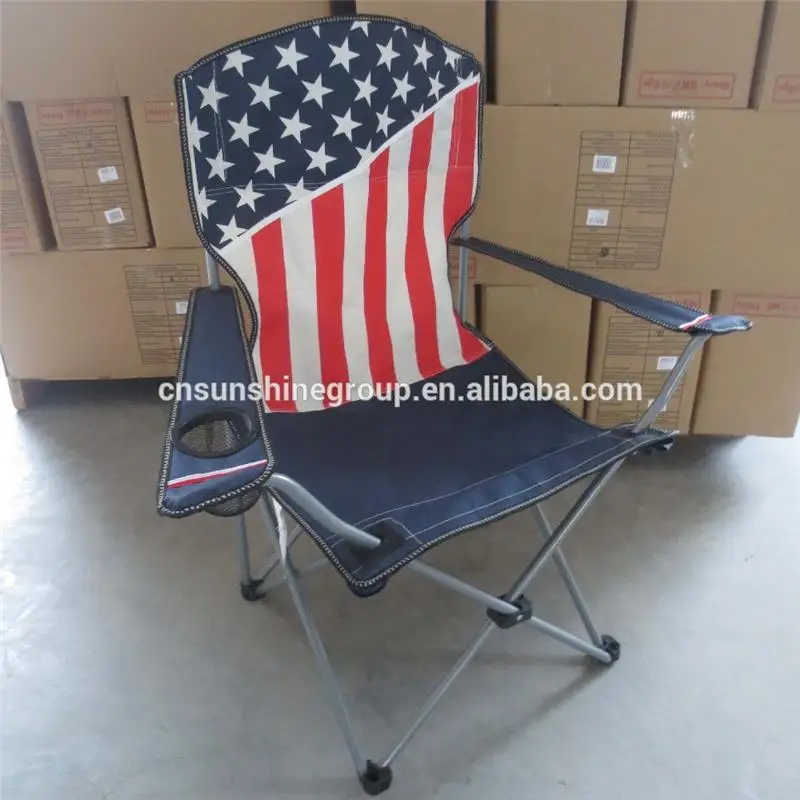 american flag camping chair