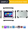 Simply T10 quad core 3G/WIFI/GPS/ ruged tablet pc with windows os ce 2d barcode pad