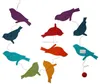 2018 new fashion hotsale unique cheap wholesale ornaments Easter holiday decorations handmade felt bird garland made in China
