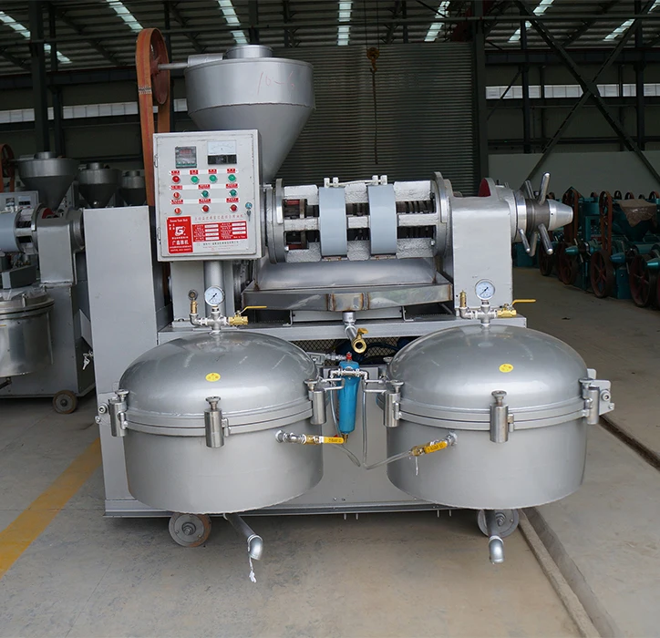 Máy làm dầu hướng dương tự động Bán máy nghiền dầu nóng ở Châu Phi