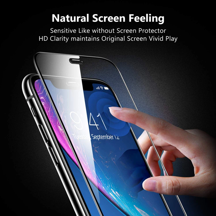 2.5d High Transparency Tempered Phone Glass Screen Protector For Iphone