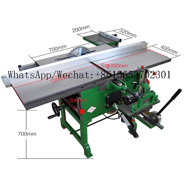 Woodworking planer, table saw, table planer threeinone planer